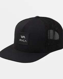 RVCA Hats / Beanies>ALL THE WAY TECH TRUCKER HAT