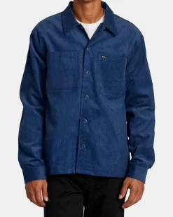 RVCA Jackets|Shirts / Flannels>AMERICANA CORDUROY OVERSHIRT