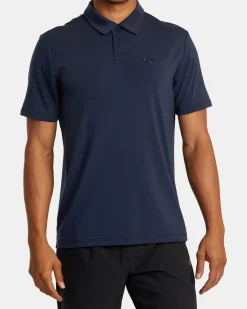 RVCA Workout Shirts>BALANCE SHORT SLEEVE POLO TEE