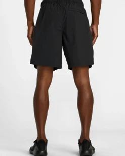 RVCA Shorts / Hybrids>BIG LOUNGER ELASTIC WAIST SHORTS