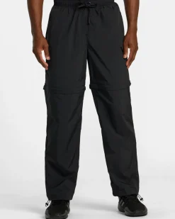 RVCA Workout Pants|Pants>BIG LOUNGER ZIP OFF JOGGERS
