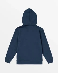 BOY RVCA Hoodies / Fleeces>BOYS SPLIT PATH ZIP HOODIE
