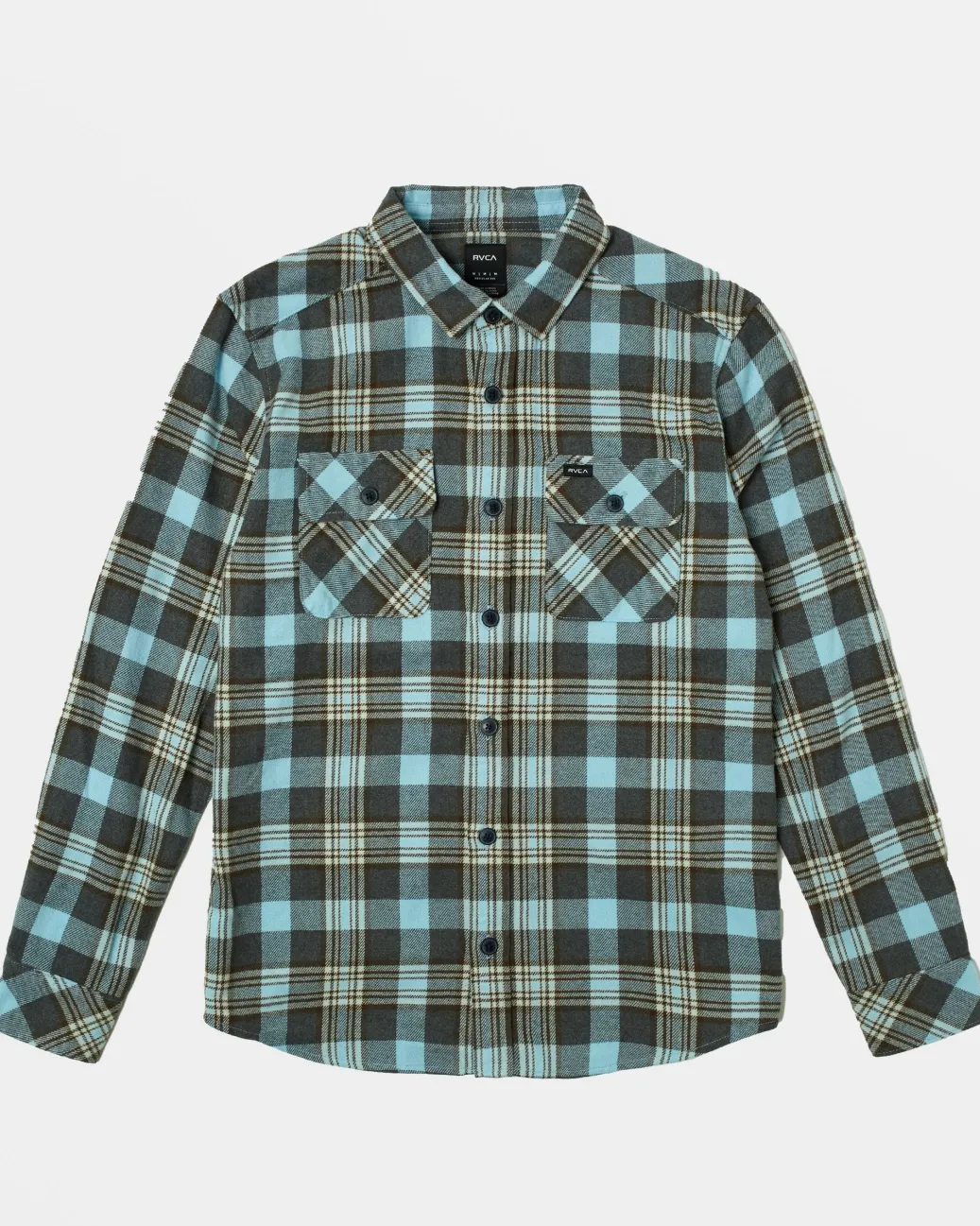 BOY RVCA Shirts / Flannels>BOYS THAT'LL WORK FLANNEL LONG SLEEVE SHIRT