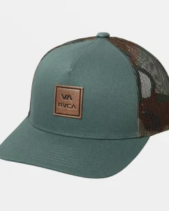 BOY RVCA Hats / Beanies>BOYS VA ALL THE WAY CURVED TRUCKER HAT
