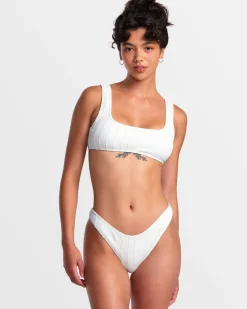 Women RVCA Bikini Tops|Bikini Tops>CHEVY GROOVES LACEBACK BRALETTE BIKINI TOP