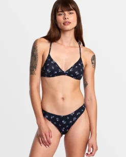 Women RVCA Bikini Tops|Bikini Tops>CONTEMPO CROSSBACK TRIANGLE BIKINI TOP