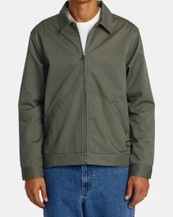 RVCA Jackets>DAYSHIFT TWILL JACKET
