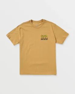 RVCA Tees / Tanks>ELECTRICAL SERVICES SHORT SLEEVE TEE