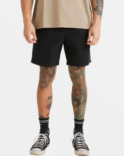 RVCA Shorts / Hybrids>ESCAPE 17" ELASTIC WAIST SHORTS