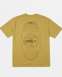 RVCA Tees / Tanks>GLOBAL DOMESTIC SHORT SLEEVE TEE