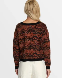 Women RVCA Sweaters>HAPPY HOUR CARDIGAN