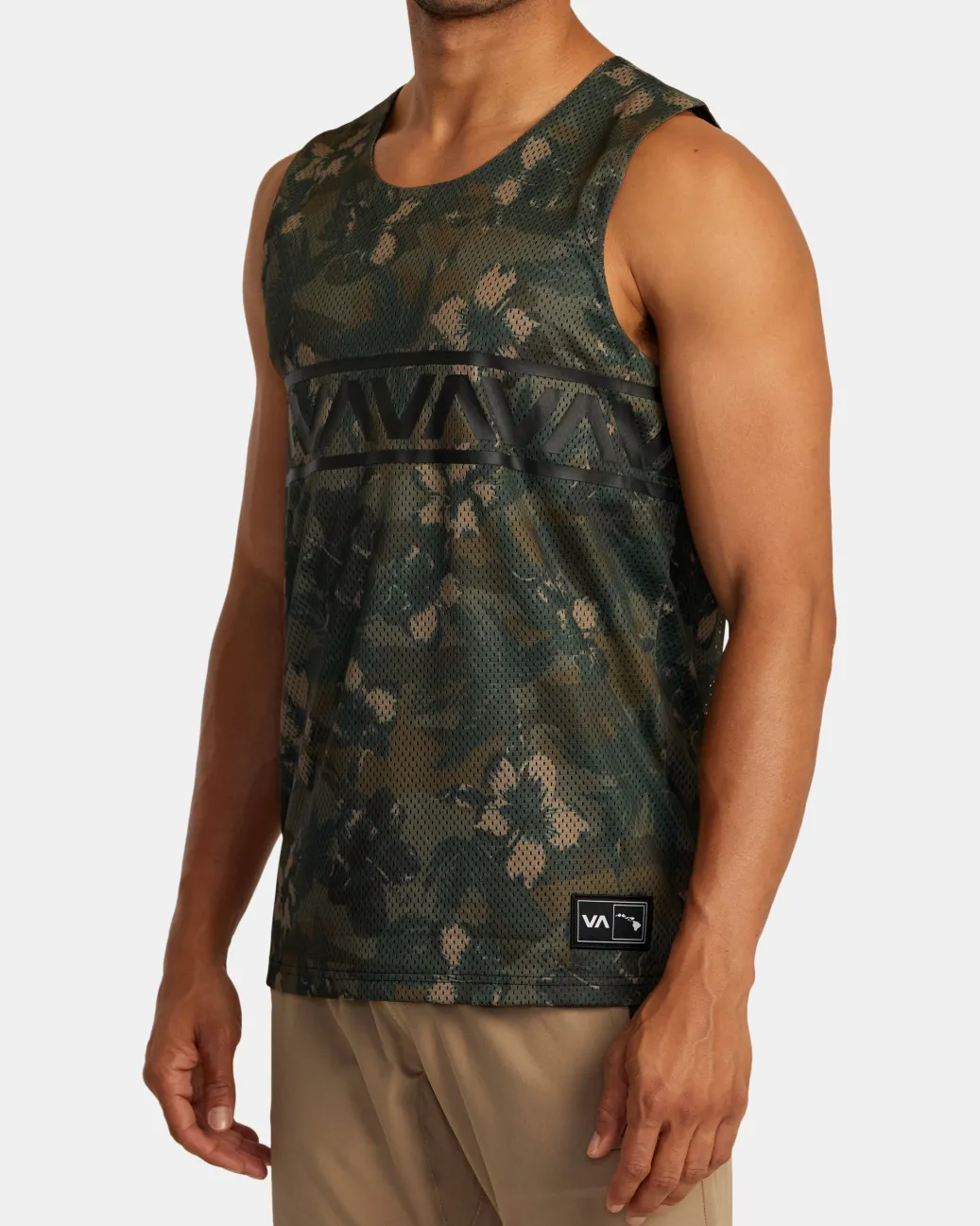 RVCA Tees / Tanks>HAWAII TARO MESH TANK TOP