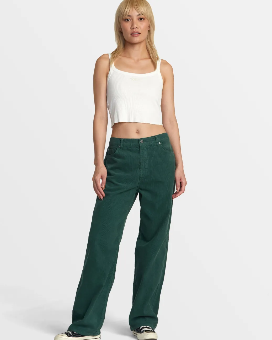 Women RVCA Pants>HERITAGE CORDUROY WIDE LEG PANTS