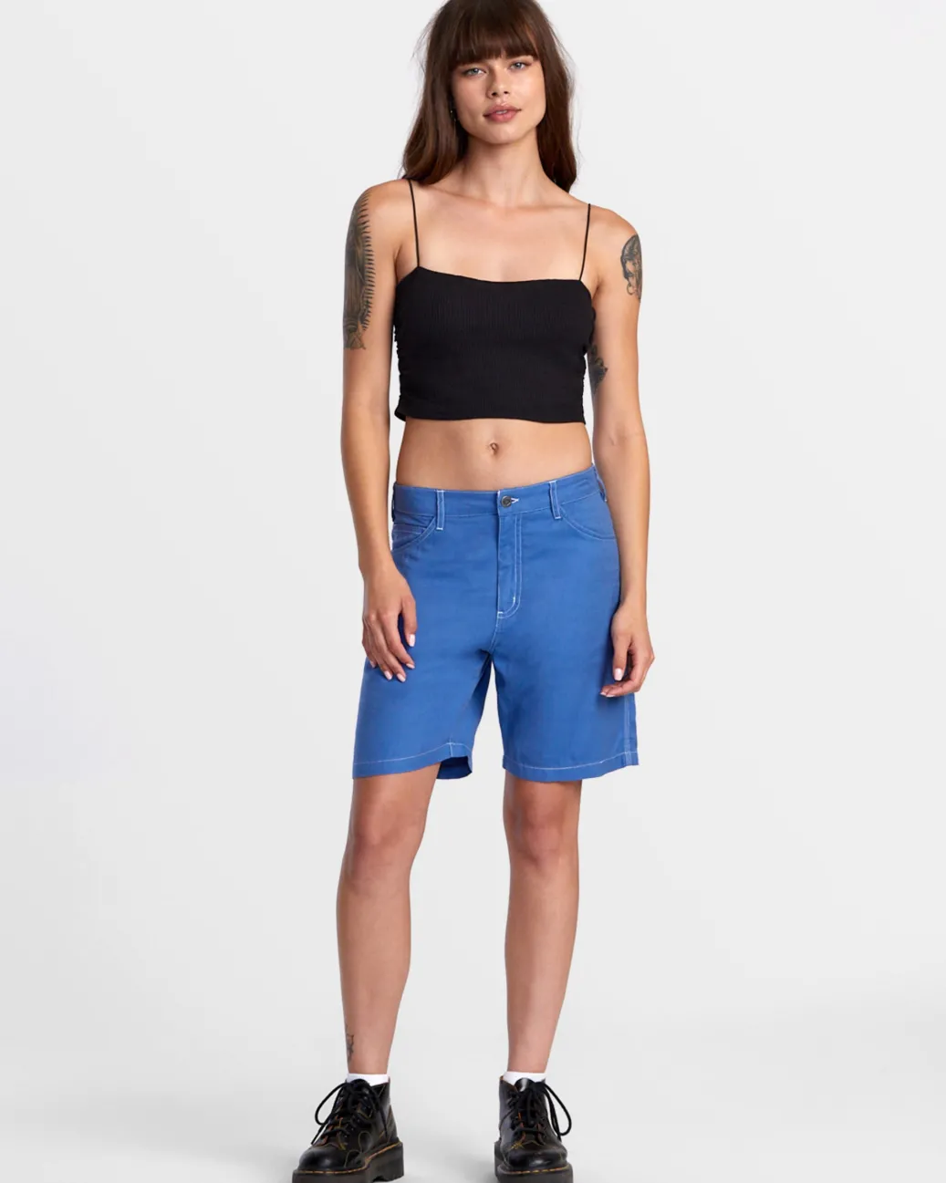 Women RVCA Tops>LEXI WIDE RIB FITTED TANK TOP