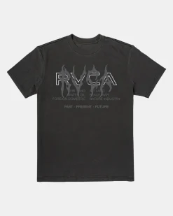 RVCA Tees / Tanks>METALURGY SHORT SLEEVE TEE