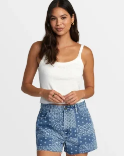 Women RVCA Denim>PACIFIC DENIM SHORTS