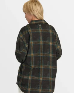 Women RVCA Jackets>POLAR BIRDIE SHACKET