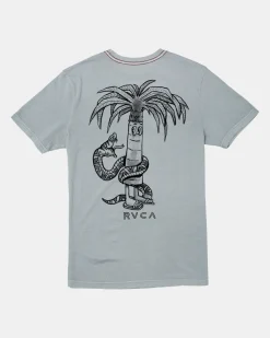 RVCA Tees / Tanks>POMMIER PALMS TEE