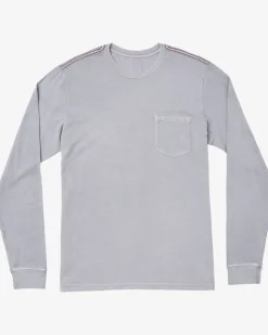RVCA Tees / Tanks>PTC PIGMENT LONG SLEEVE TEE