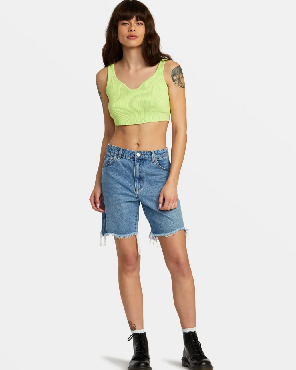 Women RVCA Tops>SELECTS ROUNDABOUT SWEATER TANK V-NECK SWEATER