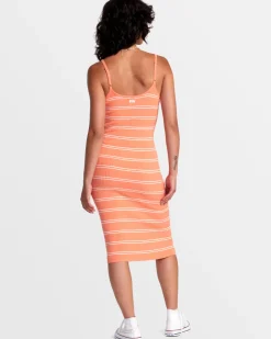 Women RVCA Dresses / Rompers>SILHOUETTE BODYCON MIDI DRESS