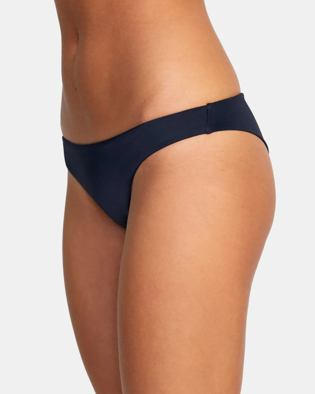 Women RVCA Bikini Bottoms|Bikini Bottoms>SOLID CHEEKY BIKINI BOTTOMS