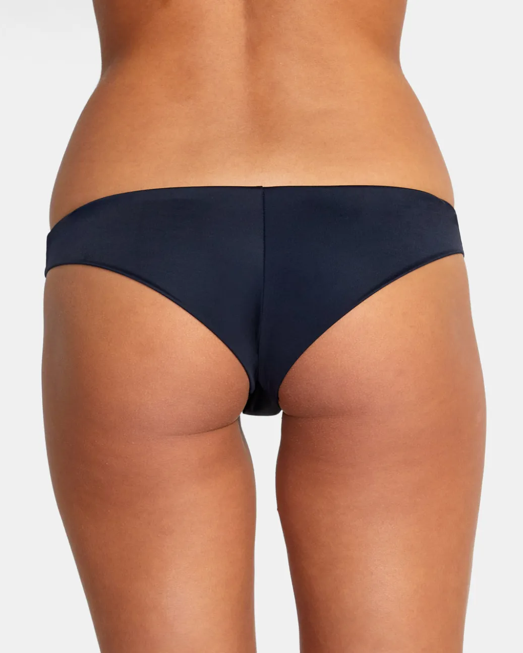Women RVCA Bikini Bottoms|Bikini Bottoms>SOLID CHEEKY BIKINI BOTTOMS