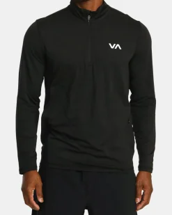 RVCA Workout Pullovers / Hoodies|Workout Shirts>SPORT VENT HALF-ZIP PULLOVER