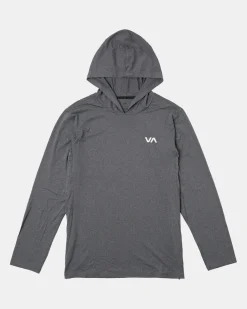RVCA Workout Pullovers / Hoodies|Workout Shirts>SPORT VENT TECHNICAL HOODED TOP