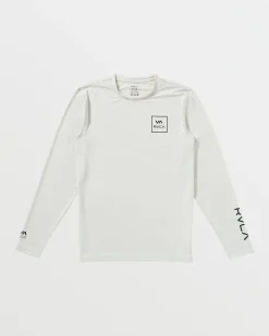 RVCA Rashguards / Surf Tees>SURF SHIRT LONG SLEEVE SURF TEE