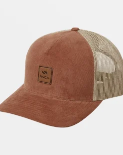 RVCA Hats / Beanies>VA ALL THE WAY CORD TRUCKER HAT