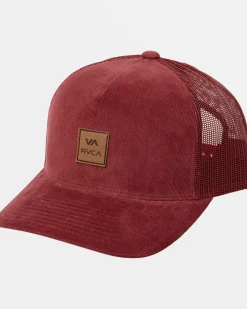 RVCA Hats / Beanies>VA ALL THE WAY CORD TRUCKER HAT