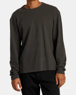 RVCA Tees / Tanks>VACANCY CREW LONG SLEEVE KNIT
