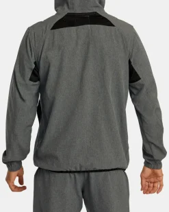 RVCA Jackets>YOGGER ZIP-UP HOODED JACKET II